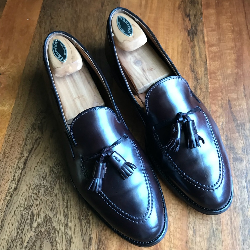 SOLD Alden 563 Color 8 Shell Cordovan Tassel 11.5D